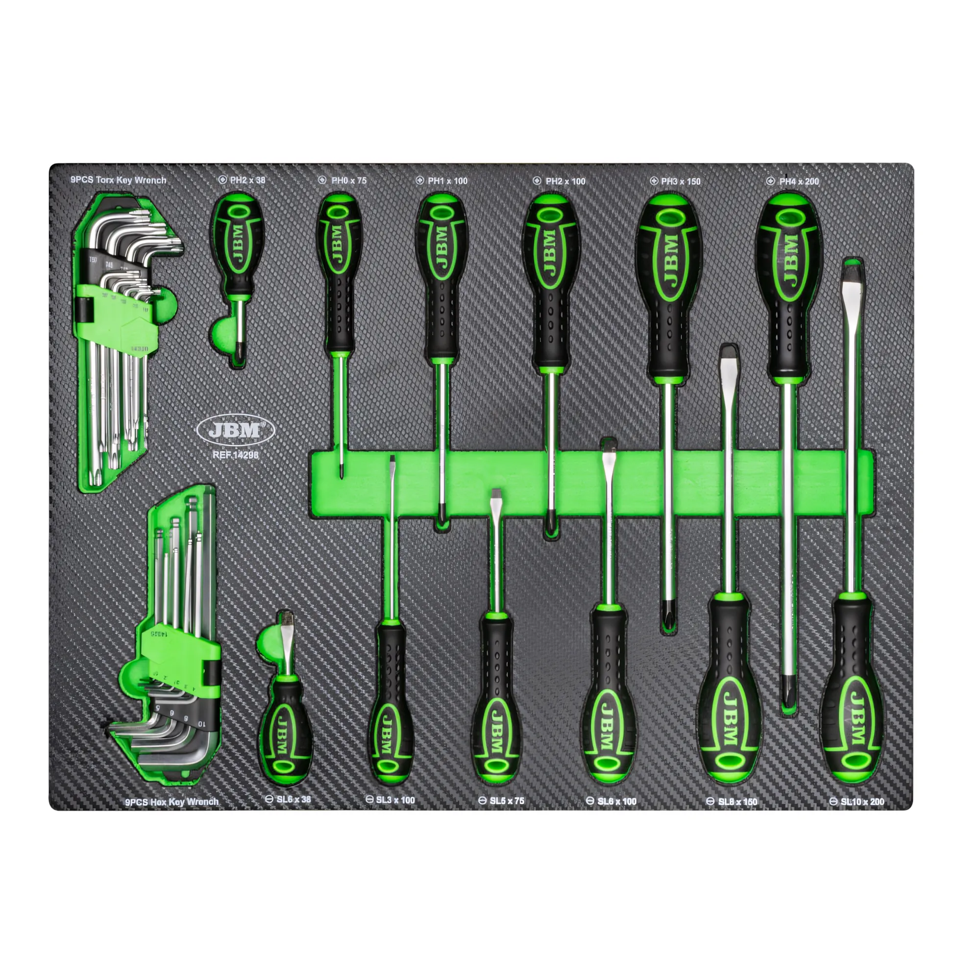 Set de 4 módulos EVA carbono para carro de herramientas JBM 53708 - Imagen 4