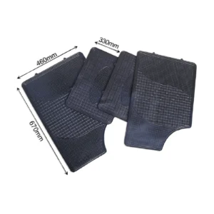 Set de 4 alfombras de goma universales y reversibles JBM 50585