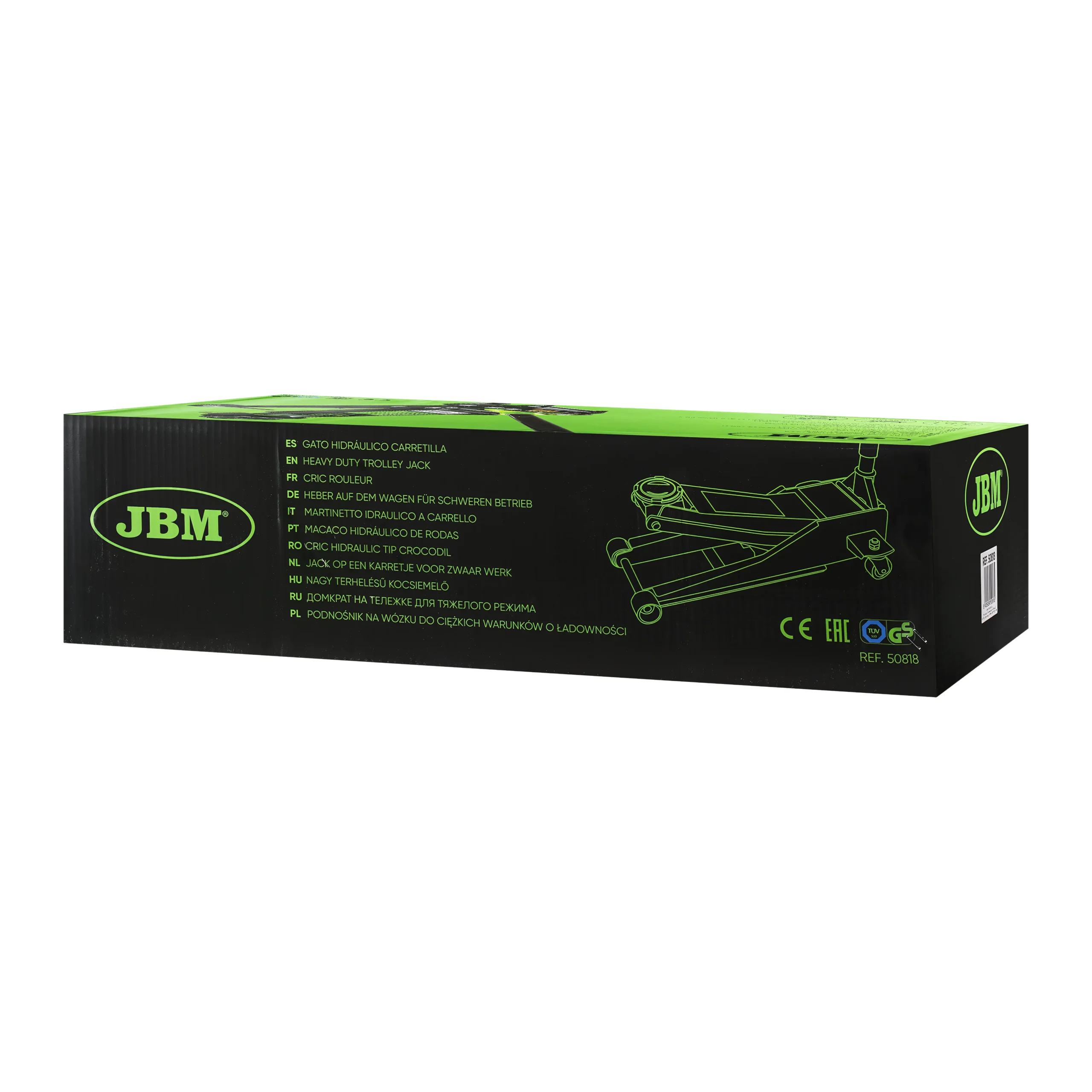 Gato hidráulico carretilla 3.5t JBM 50818 - Imagen 6