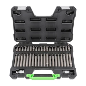 Maletín de 42 puntas hexagonales, 12 cantos y TORX de 1/2" y 3/8" JBM 50983