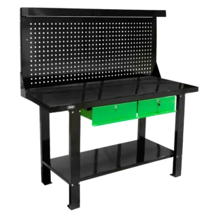 Alternative view of Mesa de trabajo de 2 cajones con panel frontal JBM 51035