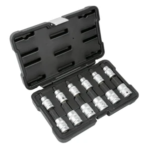 Alternative view of Set de 12 puntas hexagonales de 1/2" JBM 51260
