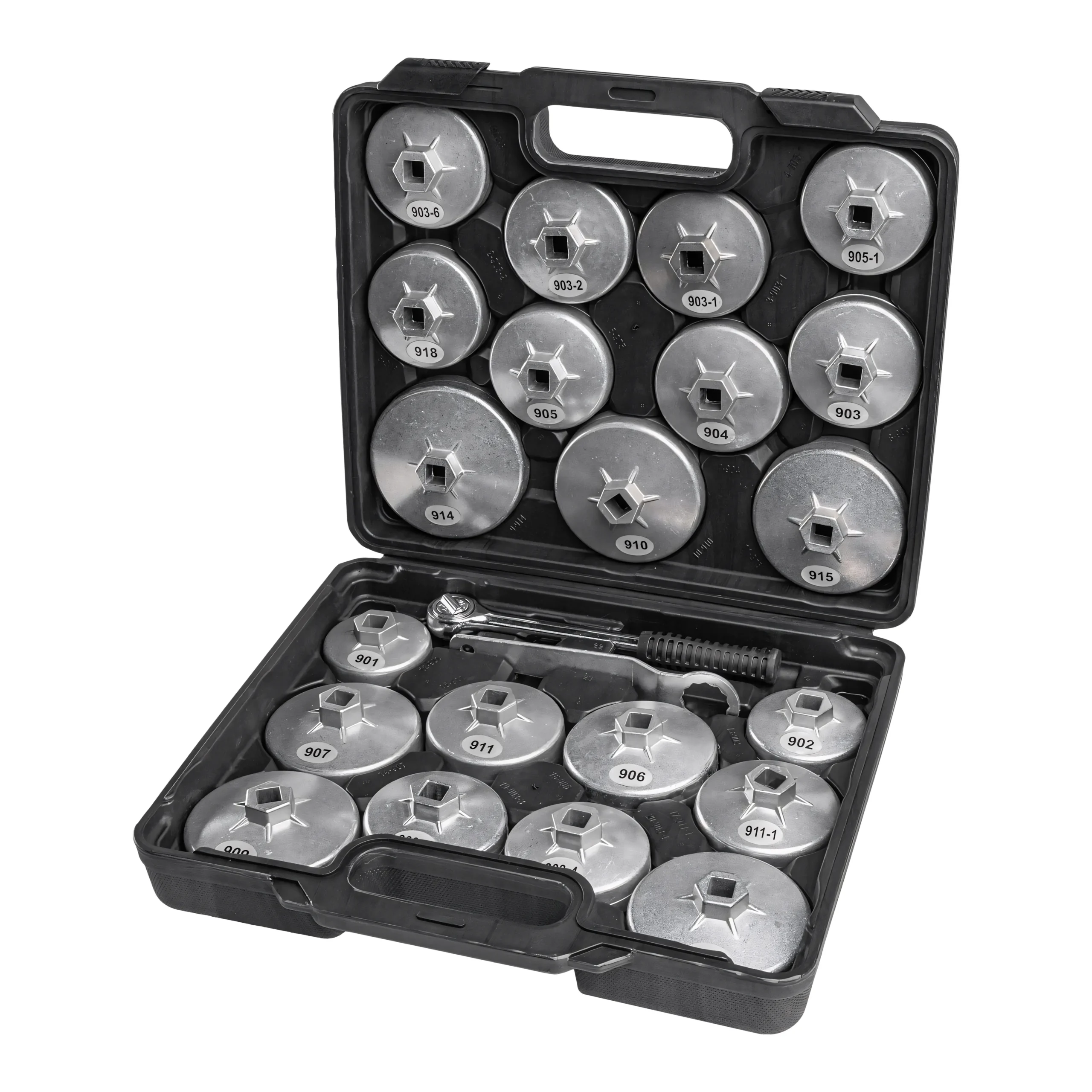 Juego de extractores para filtros de aceite / 23pcs en aluminio JBM 51332 - Imagen 2