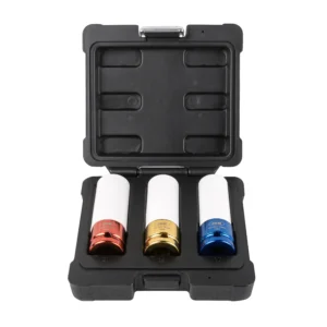 Set de 3 vasos de impacto de 1/2" especial extracción ruedas JBM 51336