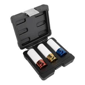 Alternative view of Set de 3 vasos de impacto de 1/2" especial extracción ruedas JBM 51336
