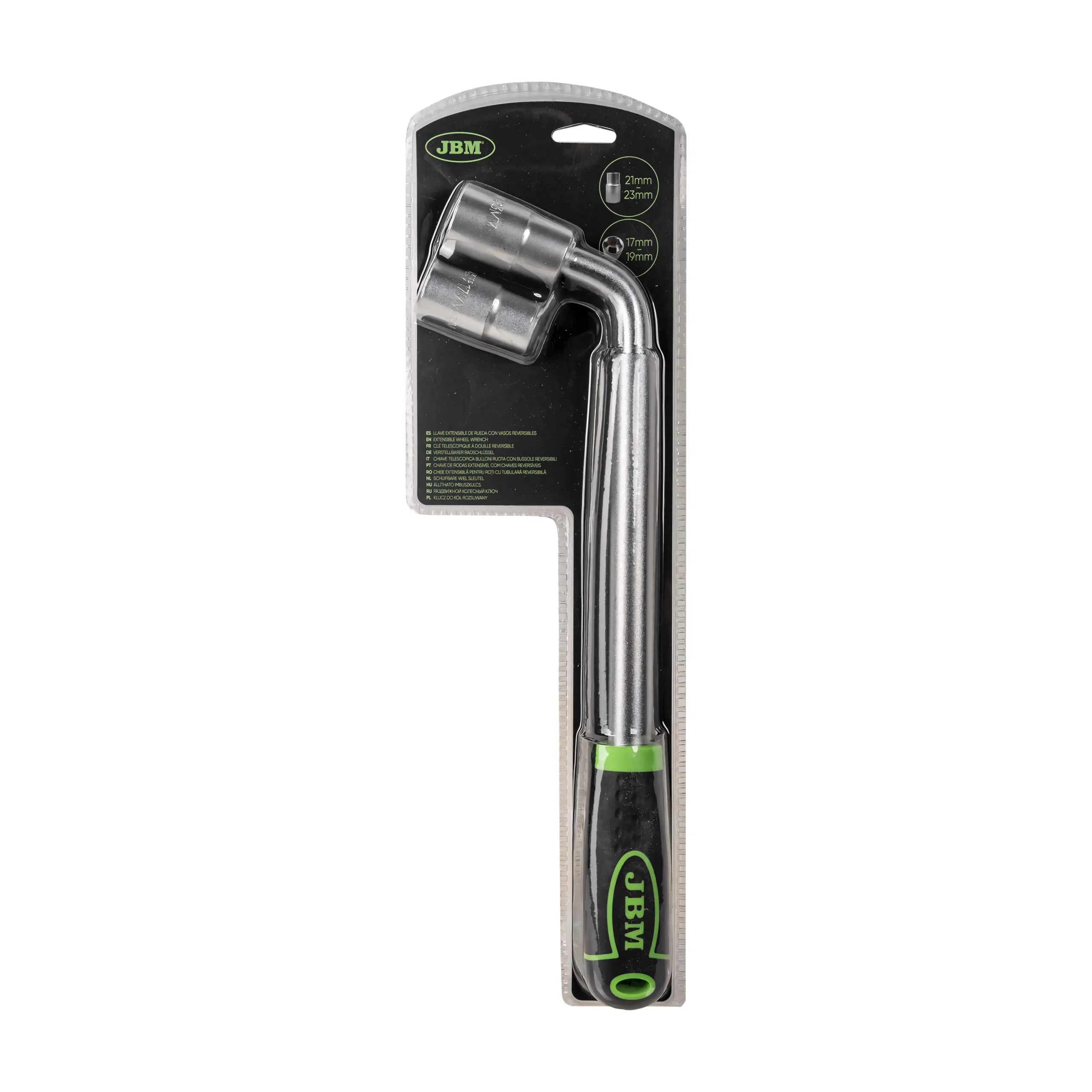 Llave extensible de rueda con vasos reversibles 330-490mm JBM 51416 - Imagen 5
