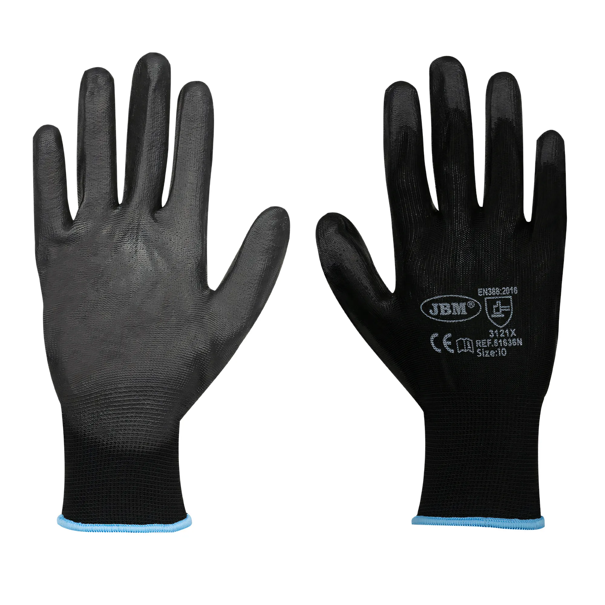 Guantes con palma reforzada de poliuretano t. 10 - modelo nuevo JBM 51636N