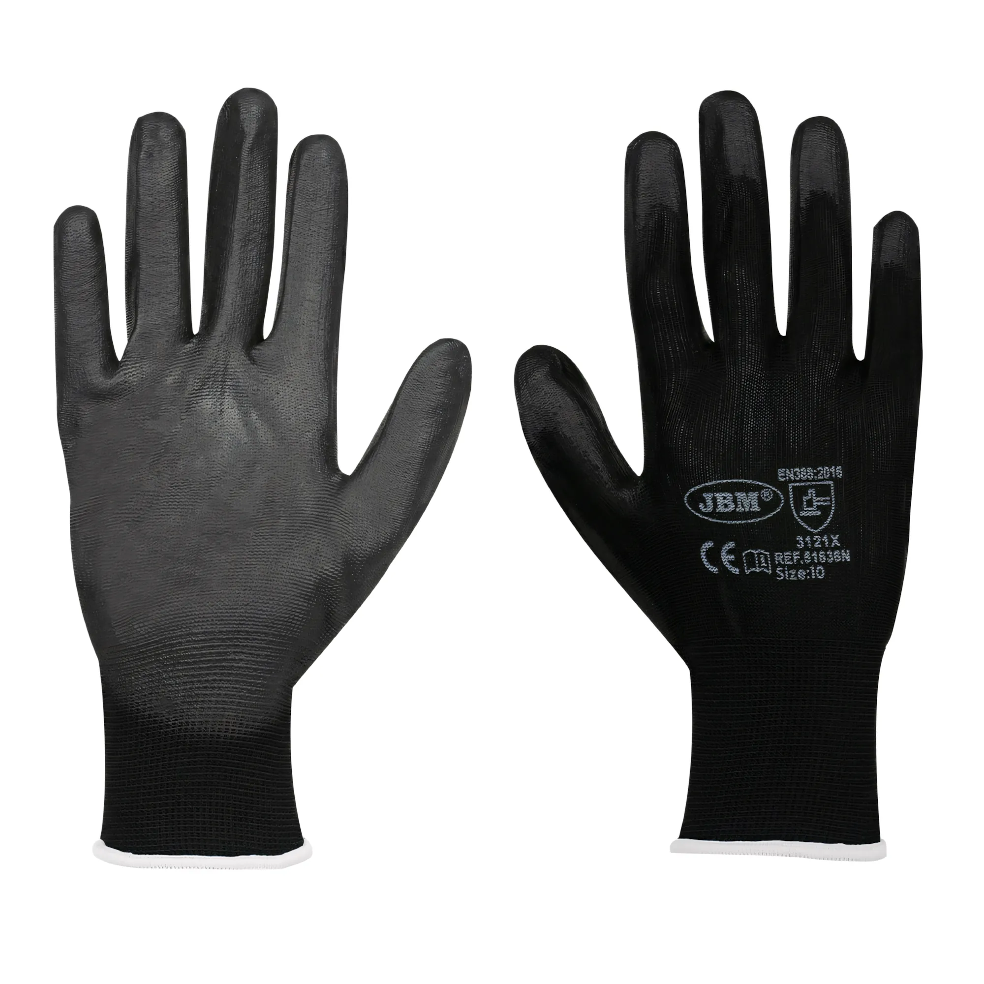 Guantes con la palma reforzada de poliuretano t.9 nuevo modelo JBM 51642N