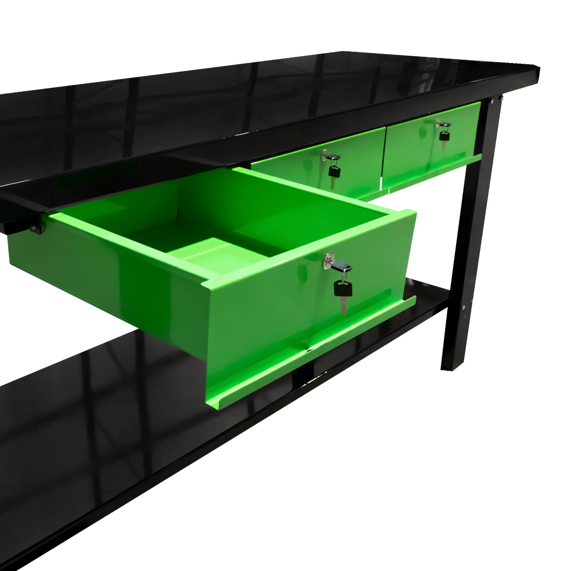 Mesa de trabajo de 3 cajones JBM 51738 - Imagen 4