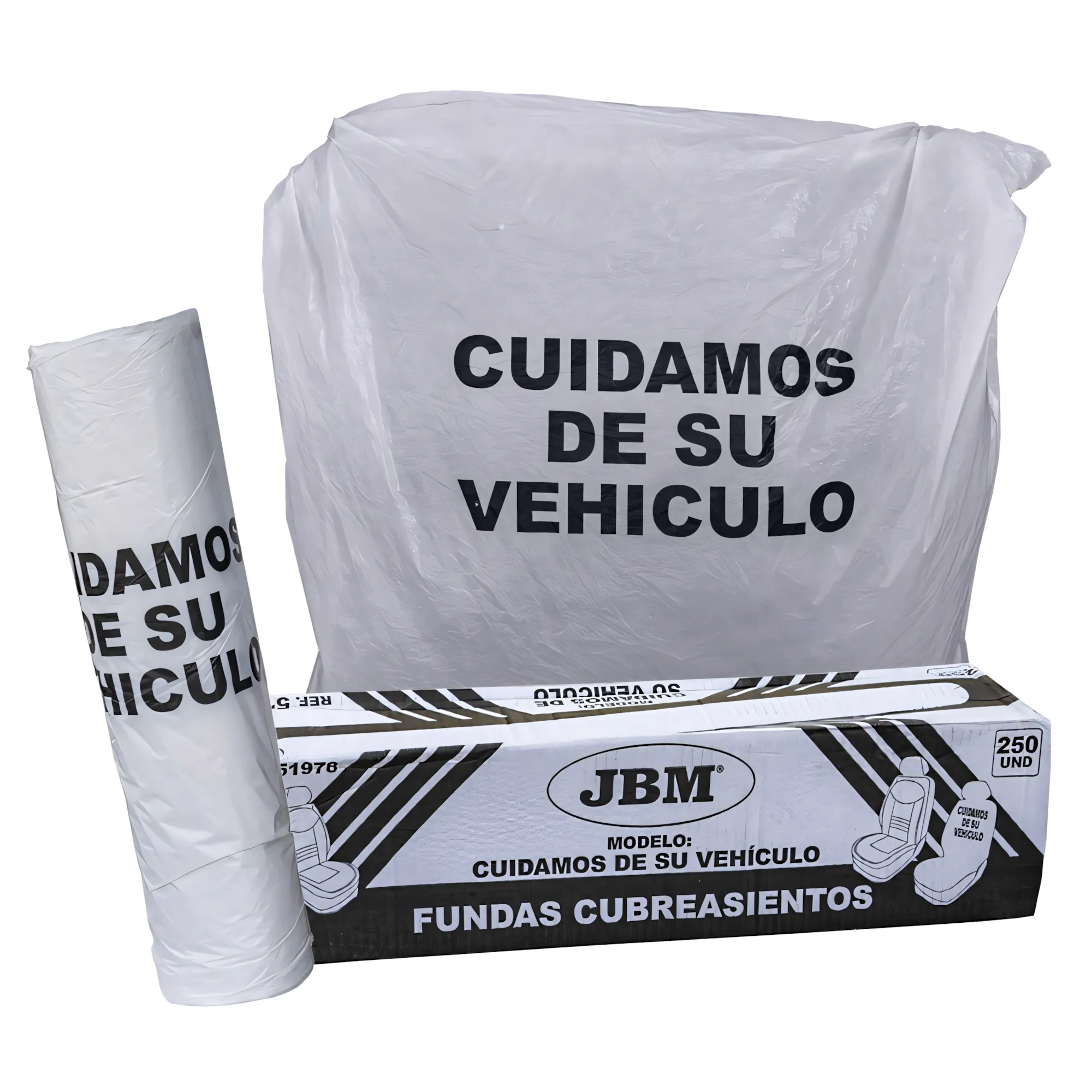 Rollo de fundas de protección 25mc 250pcs JBM 51978