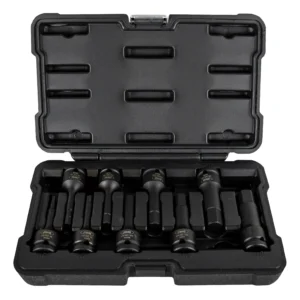 Set de 9 puntas de impacto hexagonales de 1/2" JBM 52339