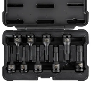 Set de 9 puntas de impacto hexagonales de 1/2" JBM 52339 - Imagen 3