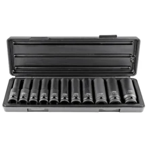 Set de 11 vasos de impacto hexagonal de 1/2" JBM 52342