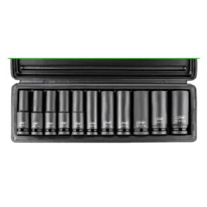 Set de 11 vasos de impacto hexagonal de 1/2" JBM 52342 - Imagen 3