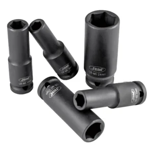Set de 11 vasos de impacto hexagonal de 1/2" JBM 52342 - Imagen 4