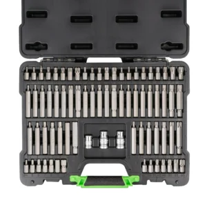 Maletín de 75 puntas hexagonales, xzn, ribe, TORX y TORX inviolable de 1/2" y 3/8" JBM 52550 - Imagen 3