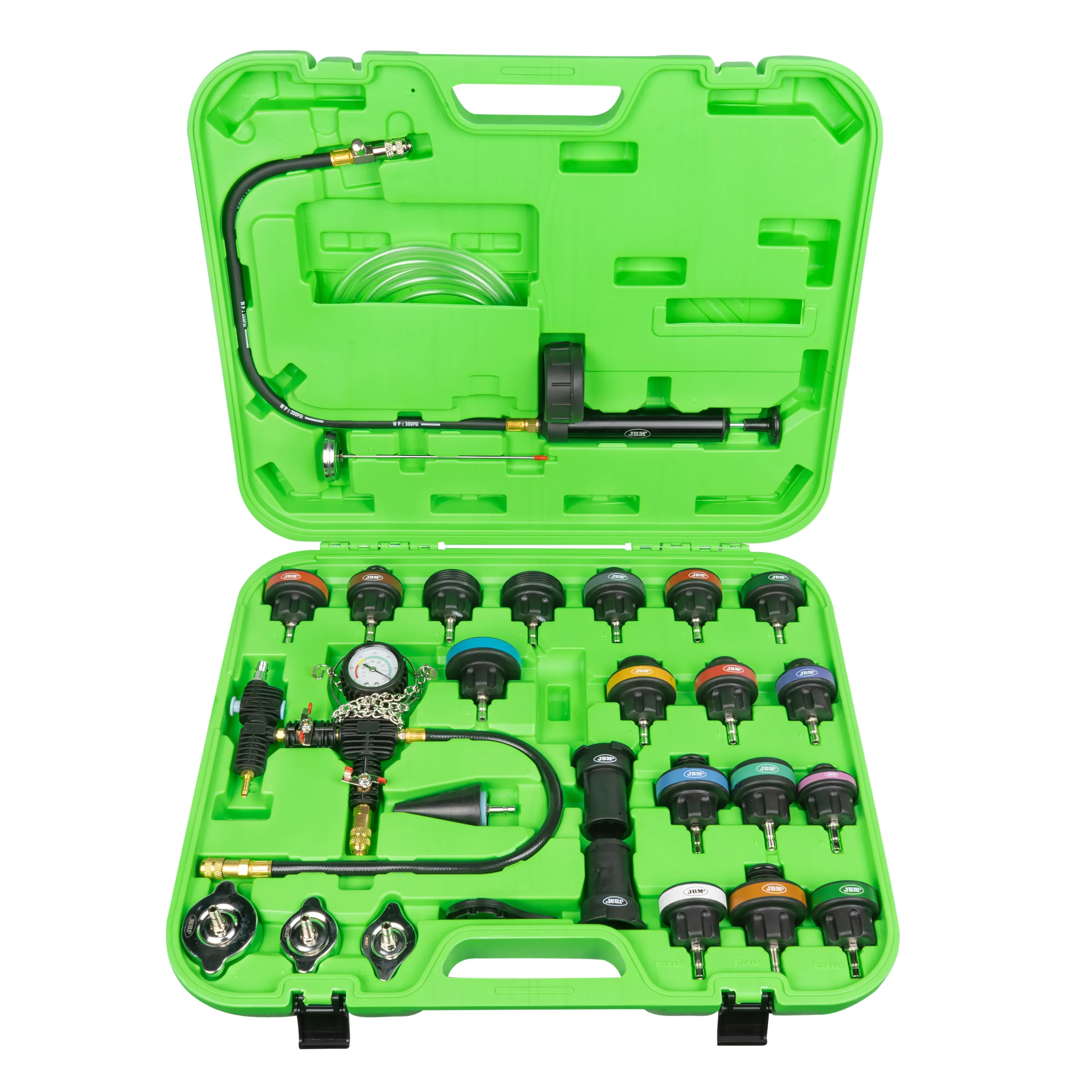 Comprobador de fugas de presión para sistema de refrigeración JBM 52687