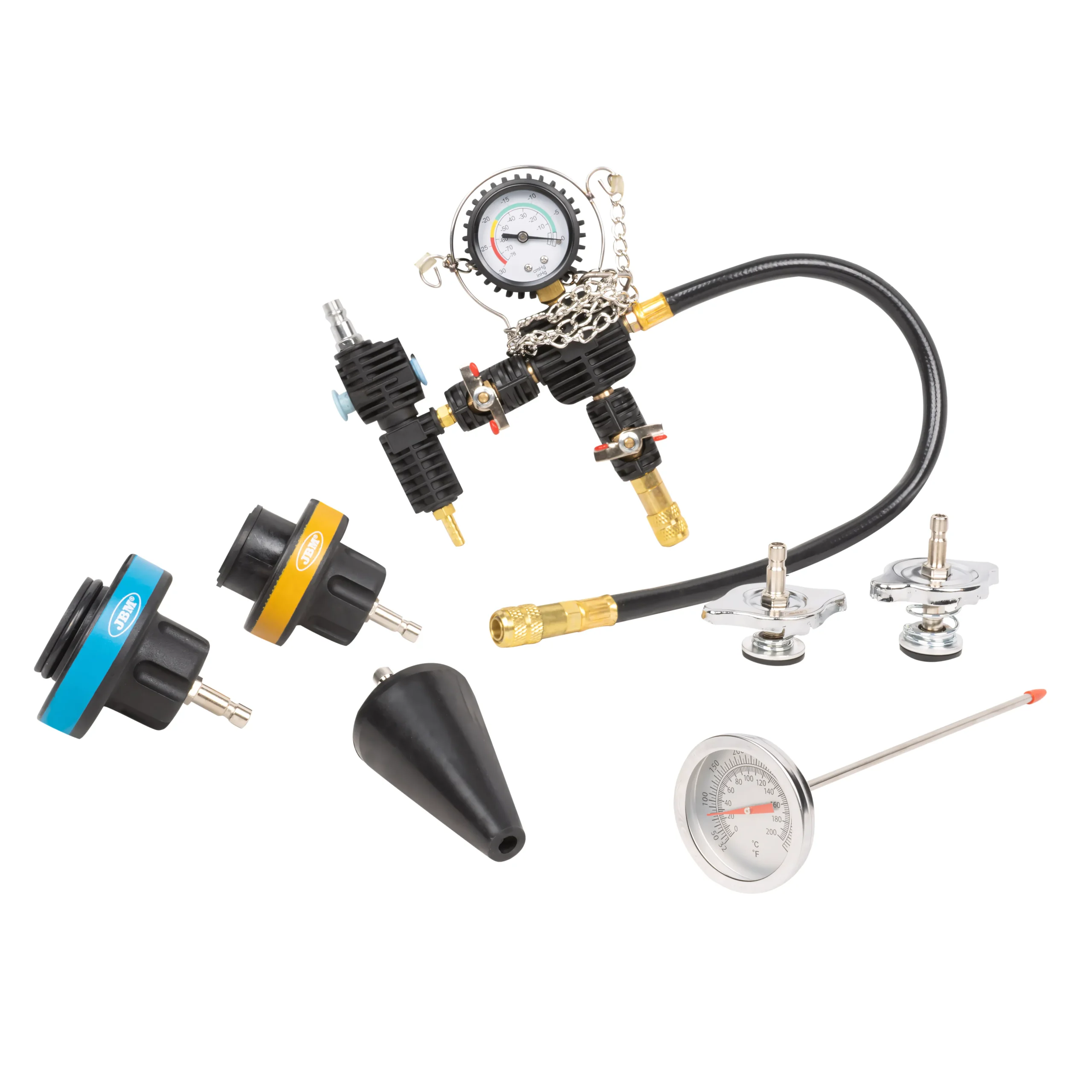 Comprobador de fugas de presión para sistema de refrigeración JBM 52687 - Imagen 6
