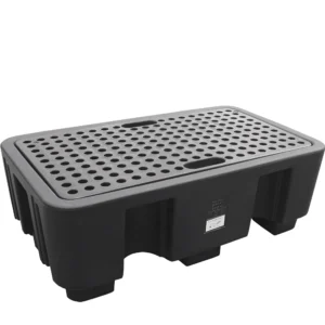 Cubeto de retención 2 bidones verticales 650kg JBM 52805