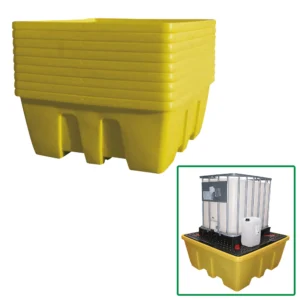 Alternative view of Cubeto de retención 1 container ibc 2500kg JBM 52807