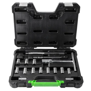 Set escariador inyectores 17pcs JBM 52813