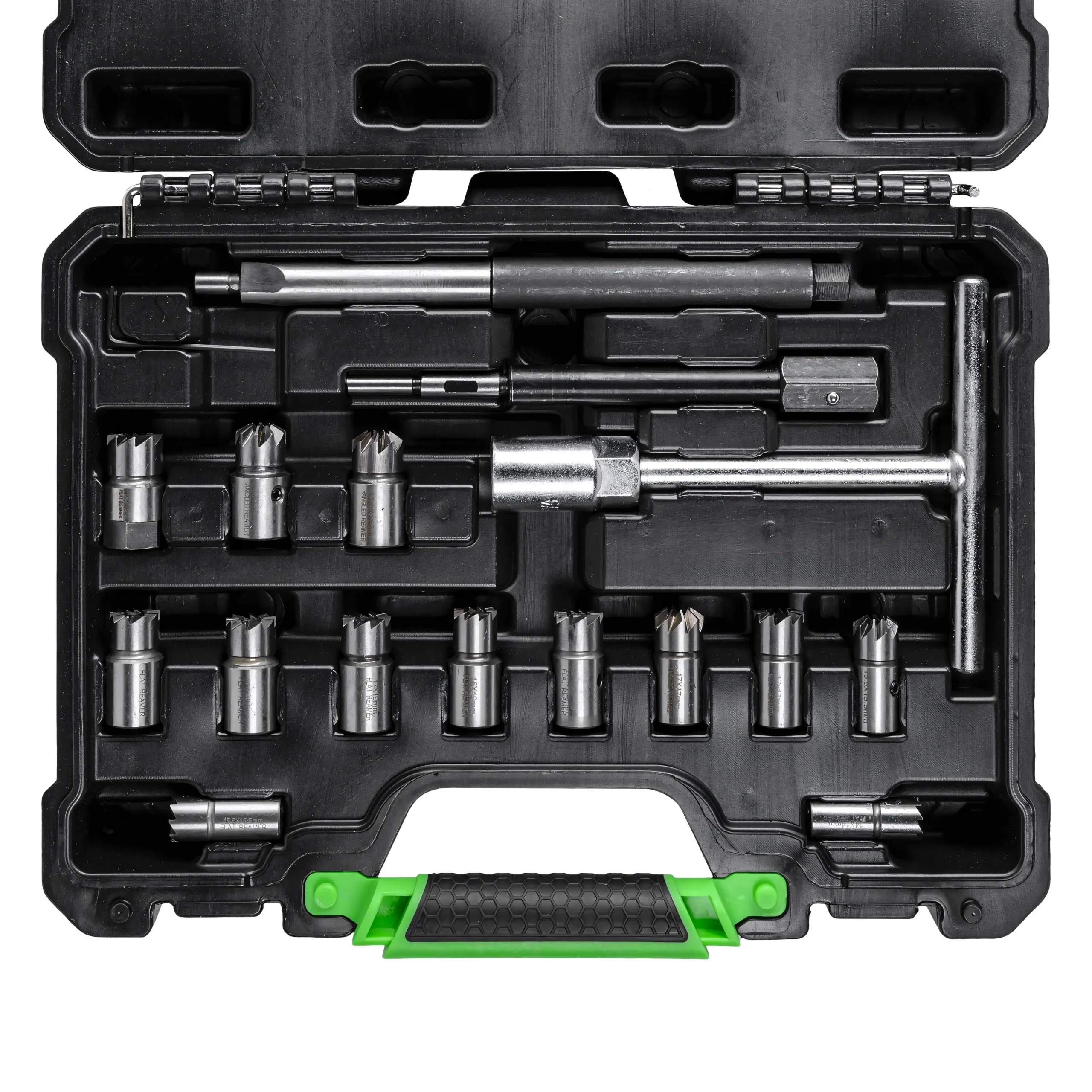 Set escariador inyectores 17pcs JBM 52813 - Imagen 3