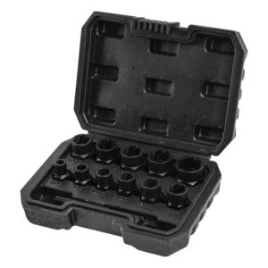 Alternative view of Set de vasos twist de 3/8" para extracción de tuercas/tornillos de seguridad JBM 52962
