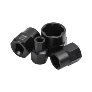 Set de vasos twist de 3/8" para extracción de tuercas/tornillos de seguridad JBM 52962 - Imagen 4