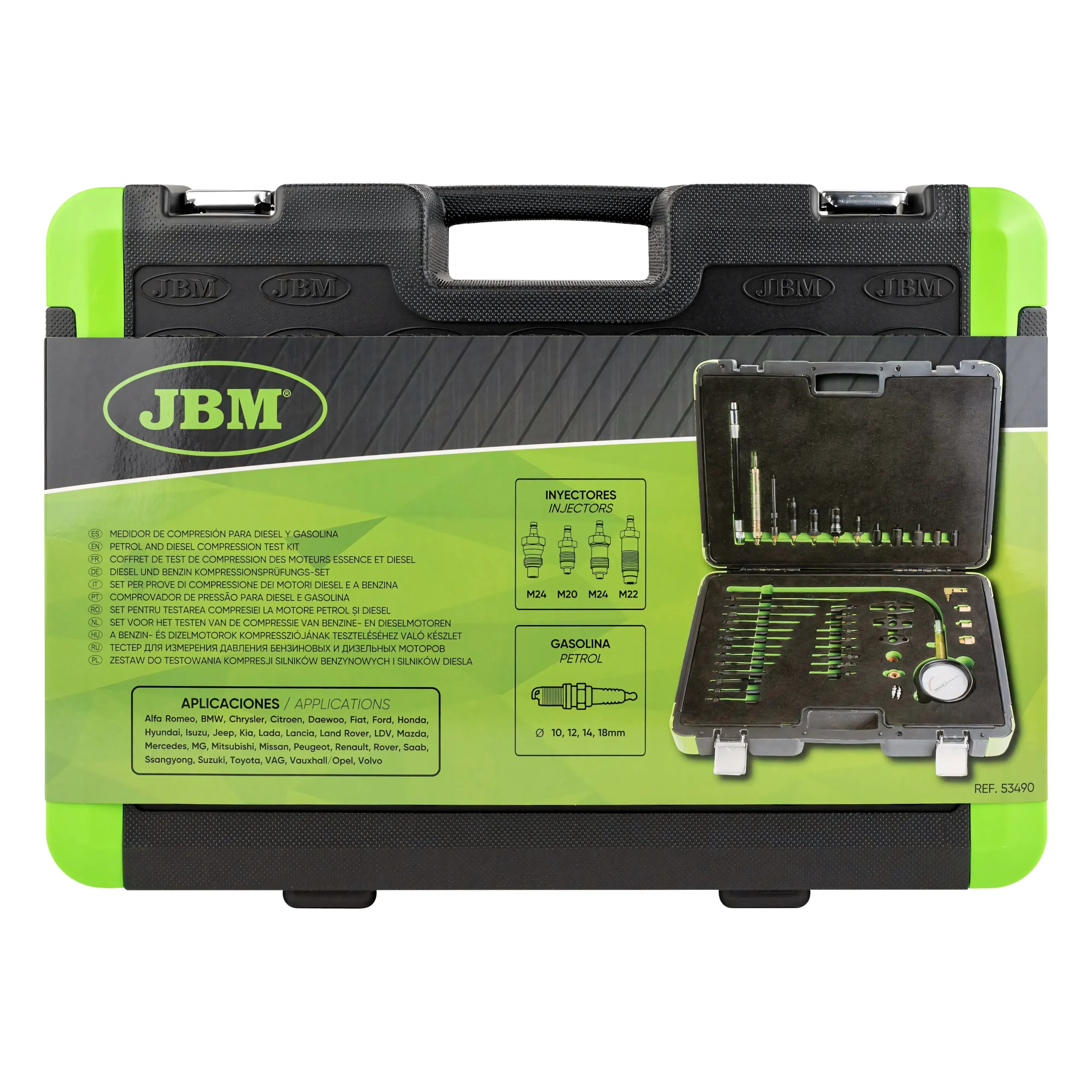 Medidor de compresión diesel y gasolina JBM 53490 - Imagen 4
