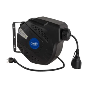 Carrete de cable eléctrico 12m - azul JBM 53526