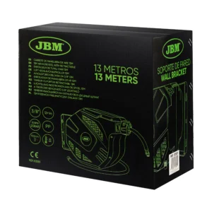 Carrete de manguera de aire 12+1m - verde JBM 53581 - Imagen 5