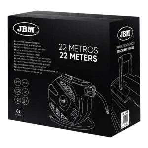 Carrete de manguera de aire 20+2m - azul JBM 53582 - Imagen 5