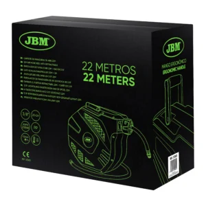 Carrete de manguera de aire 20+2m - verde JBM 53583 - Imagen 5