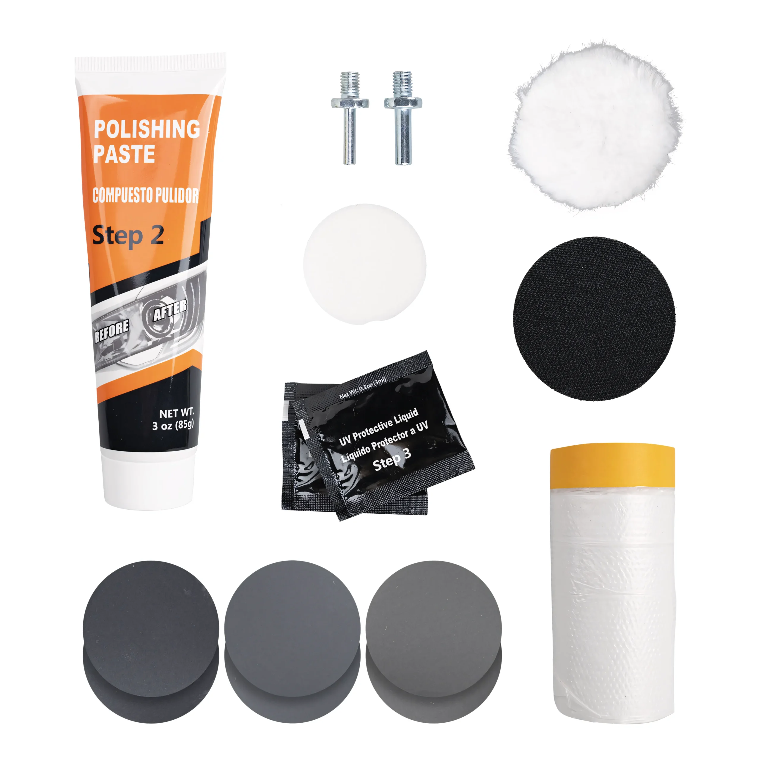 Kit de pulido de faros JBM 53626 - Imagen 2