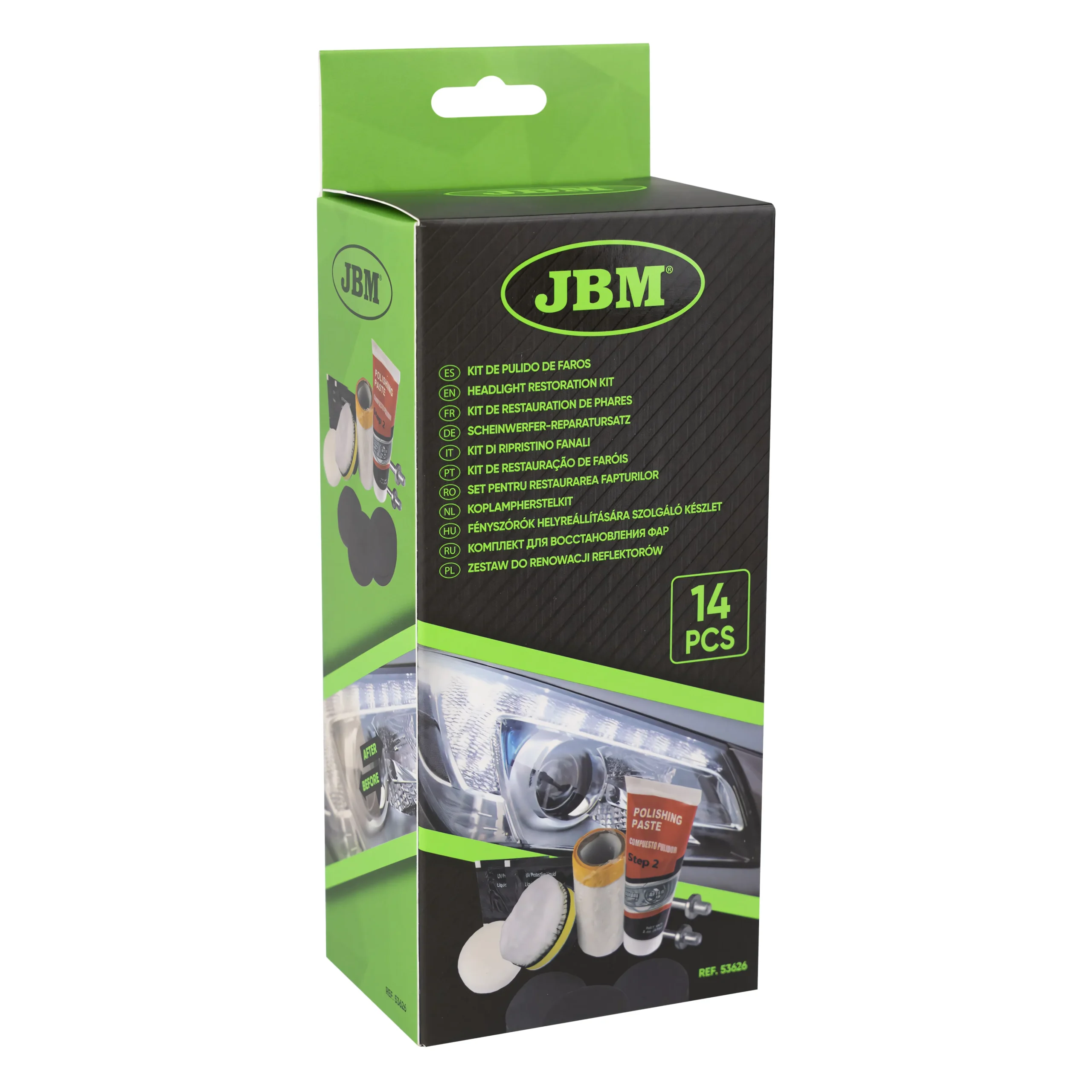 Kit de pulido de faros JBM 53626 - Imagen 3