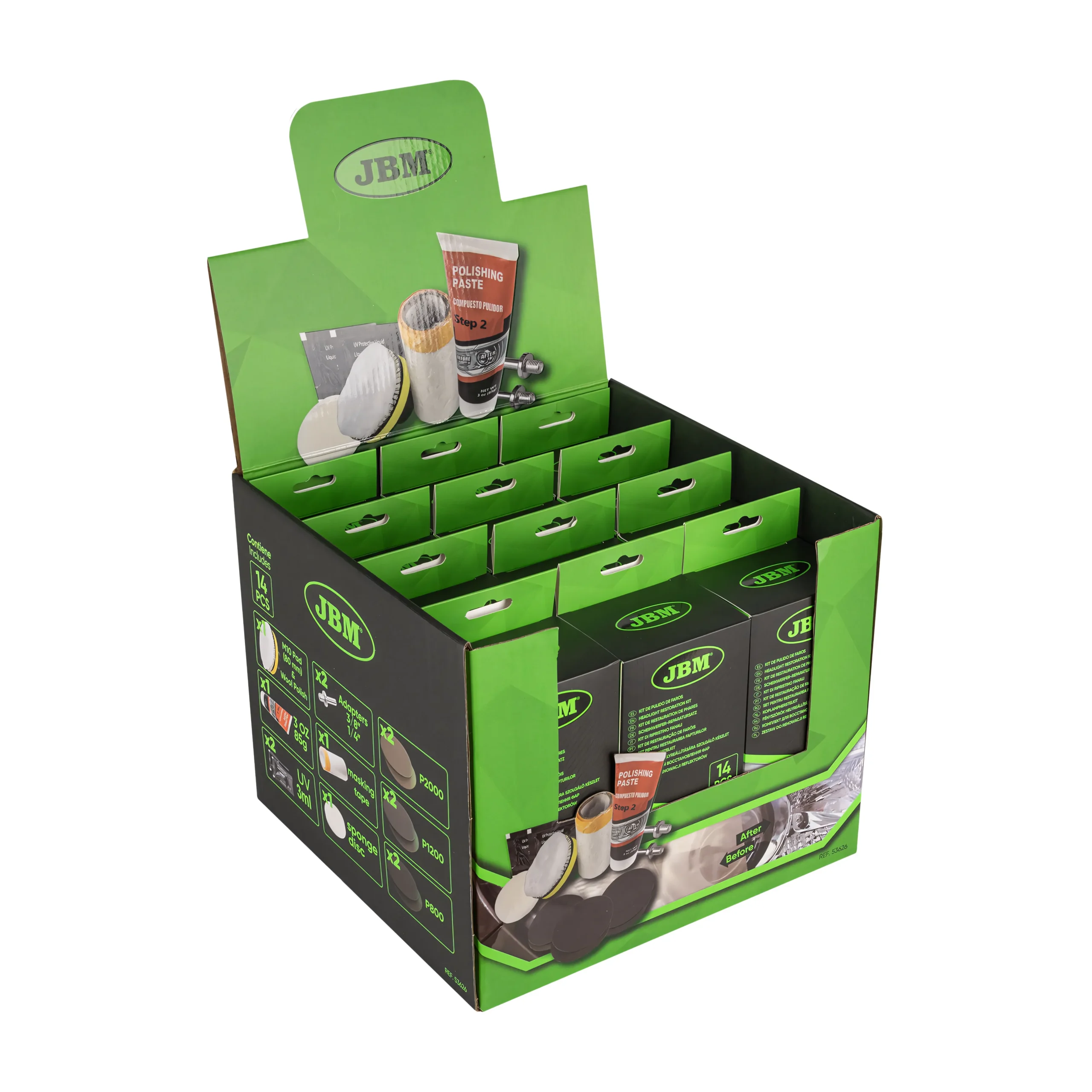 Kit de pulido de faros JBM 53626 - Imagen 4