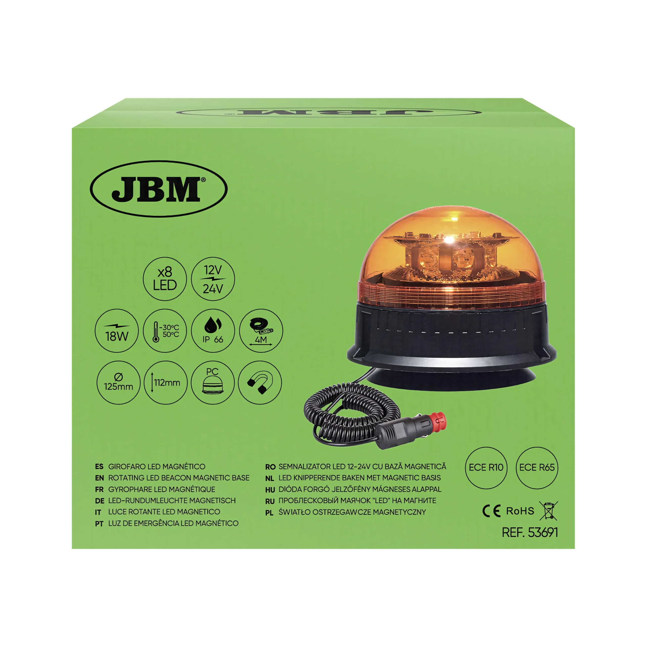 Girofaro LED magnético JBM 53691 - Imagen 4