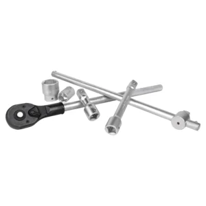 Maletín de herramientas de 21 piezas con vasos hexagonales de 3/4" cincado JBM 53727 - Imagen 6