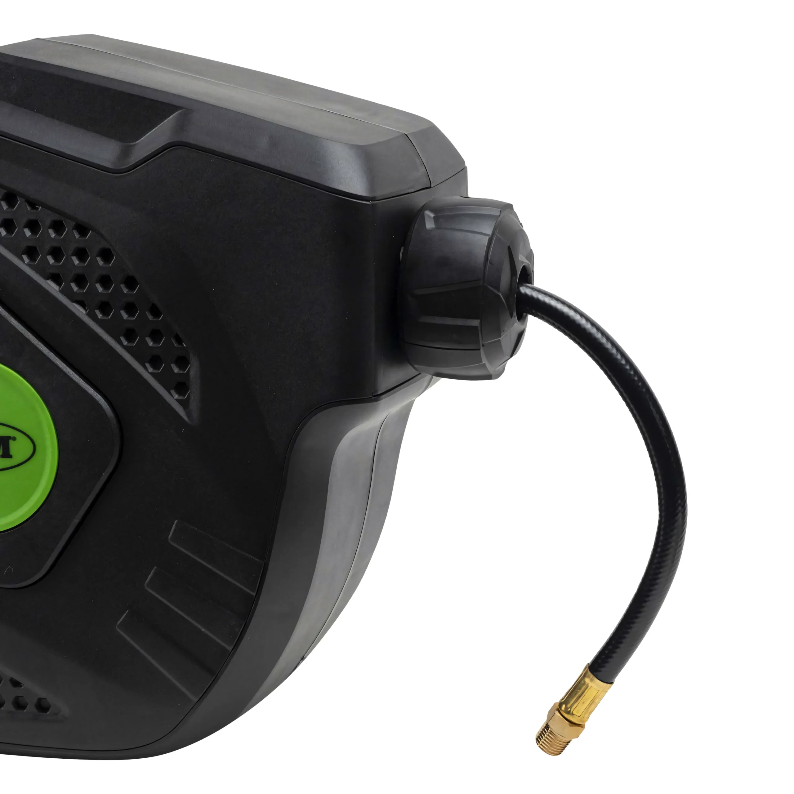 Carrete de manguera de aire 10+1,5m- verde JBM 53882 - Imagen 3