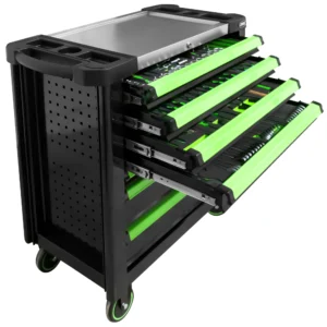 Alternative view of Carro de herramientas XL con 7 cajones verde - armado JBM 53912