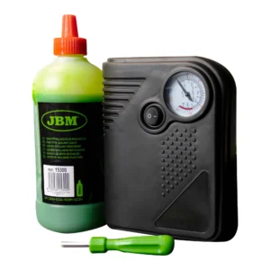 Kit sellador de pinchazos - líquido y compresor de aire JBM 54013 - Imagen 3