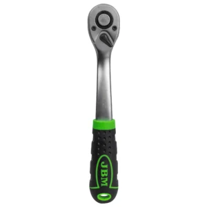 Carraca de 1/2" con cabezal de 72 dientes 255mm cincada JBM 54019
