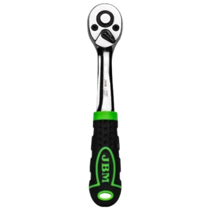 Carraca de 1/4" con cabezal de 72 dientes 145mm cromada JBM 54022