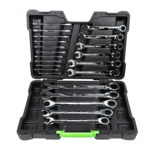 Set de 22 llaves combinadas con trinquete en maletín JBM 54041