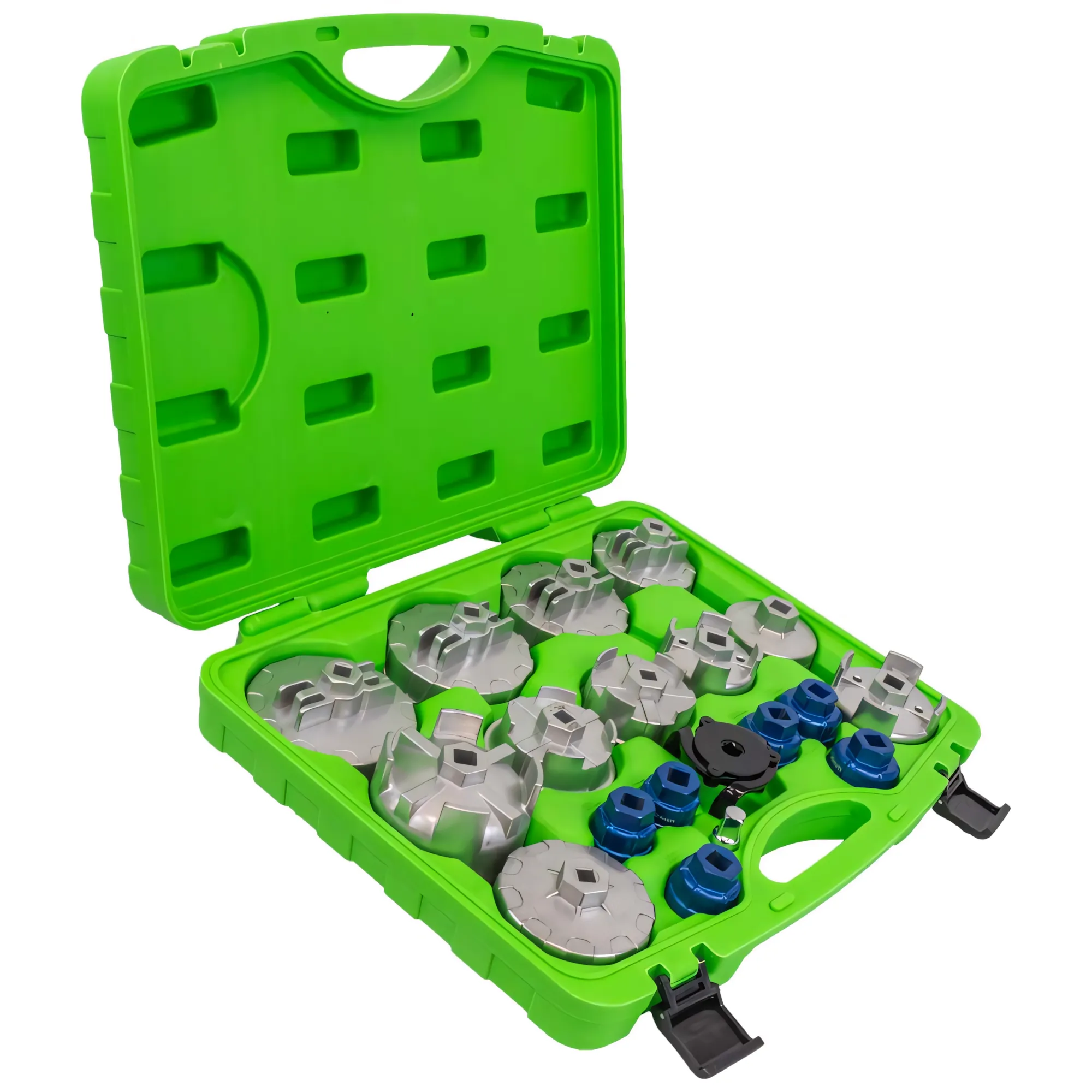 Juego de extractores para filtros de aceite / 19pcs en aluminio JBM 54068 - Imagen 2