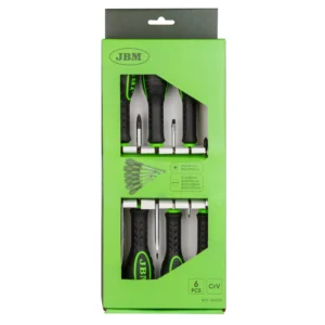 Set de 6 destornilladores (2 estrella + 4 planos) JBM 54070 - Imagen 3