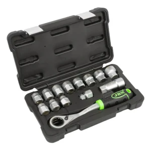 Alternative view of Estuche de herramientas go-through de 14 piezas de 1/2" cincado JBM 54090