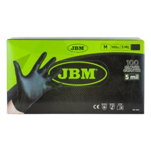 Alternative view of Guantes negros desechables de nitrilo t:m 5mil JBM 54151