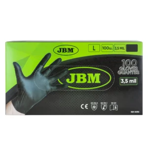 Alternative view of Guantes negros desechables de nitrilo t:l 3,5mil JBM 54156