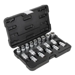 Alternative view of Set de 19 vasos y puntas TORX de 1/2" JBM 54266